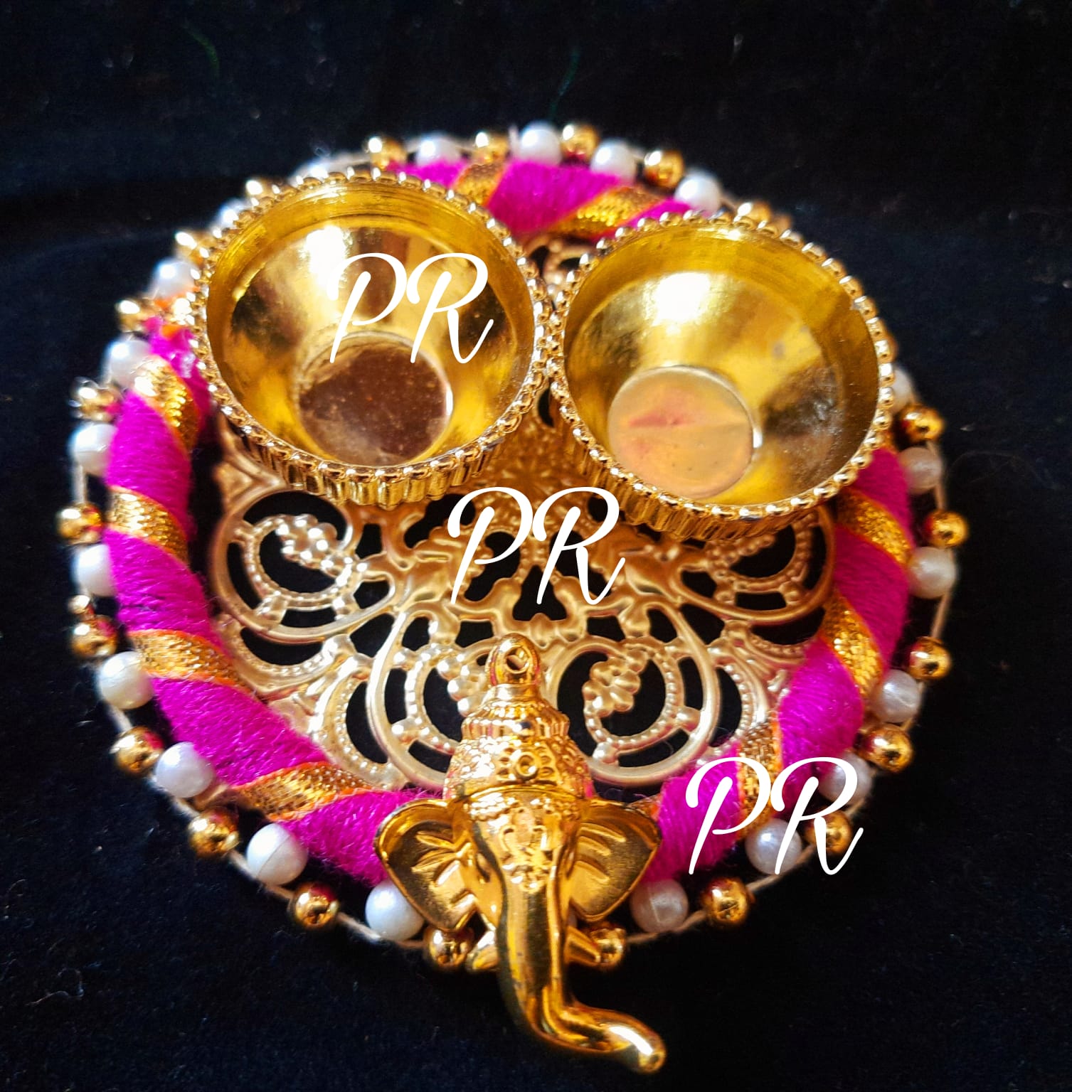 Copper Lotus Shape Diya for Pooja, Brass Pooja Articles for Gift, Retu —  Vastustoreonline